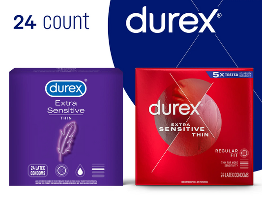 Durex 杜蕾斯 Extra Sensitive Thin 超薄裝 乳膠安全套 24片裝