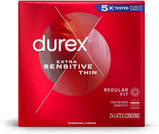 Durex 杜蕾斯 Extra Sensitive Thin 超薄裝 乳膠安全套 24片裝