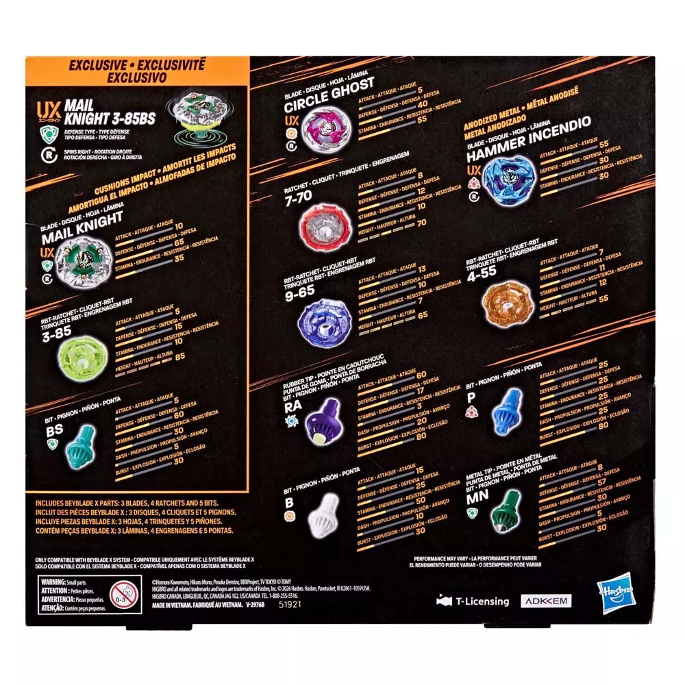 Beyblade X X-Treme Expansion Pack 12 Piece Set 美版爆旋陀螺
