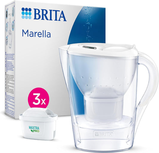 BRITA Marella 濾水壺（2.4 公升）含濾盒選購