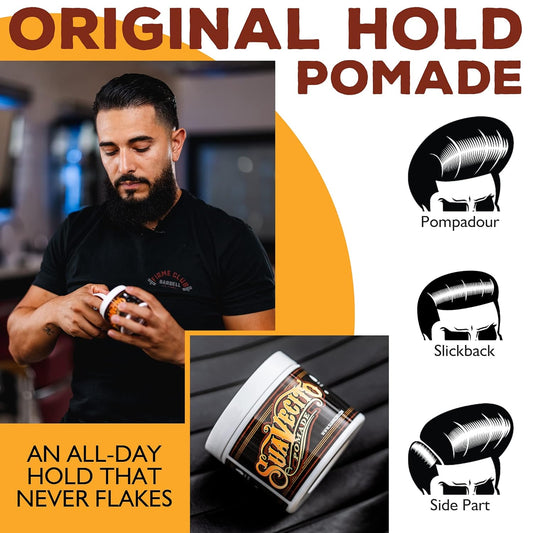 Suavecito Pomade Firm Hold經典款男用水洗式髮油髮蠟