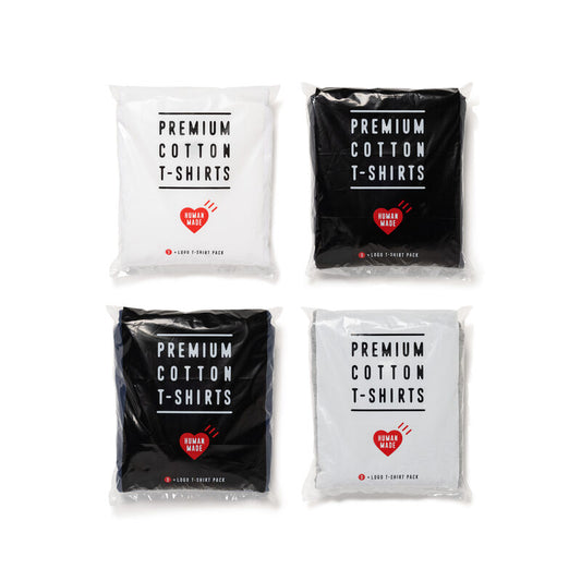 HUMAN MADE 3-Pack T-Shirt Set 三件裝純棉短袖