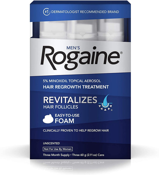 解救男士脫髮 Rogaine 5% Minoxidil Foam 男士防脫髮增髮泡沫