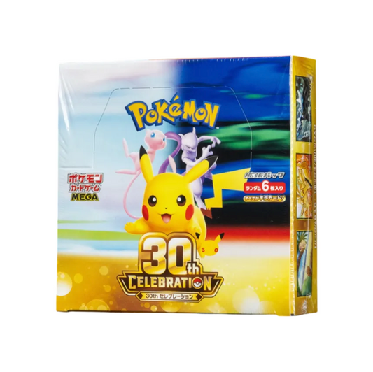 Pokemon Card MEGA 擴充包「30th CELEBRATION」未開封BOX