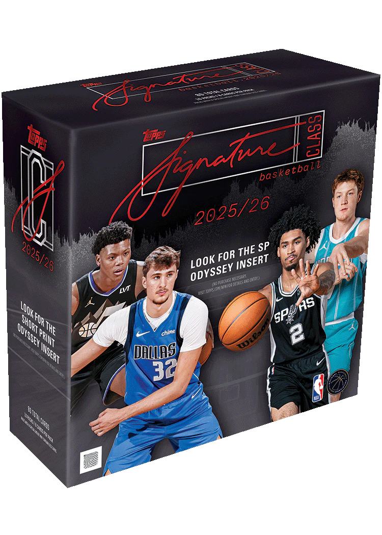 2025-26 Topps Signature Class Basketball Mega Box 美國正版 NBA 籃球卡