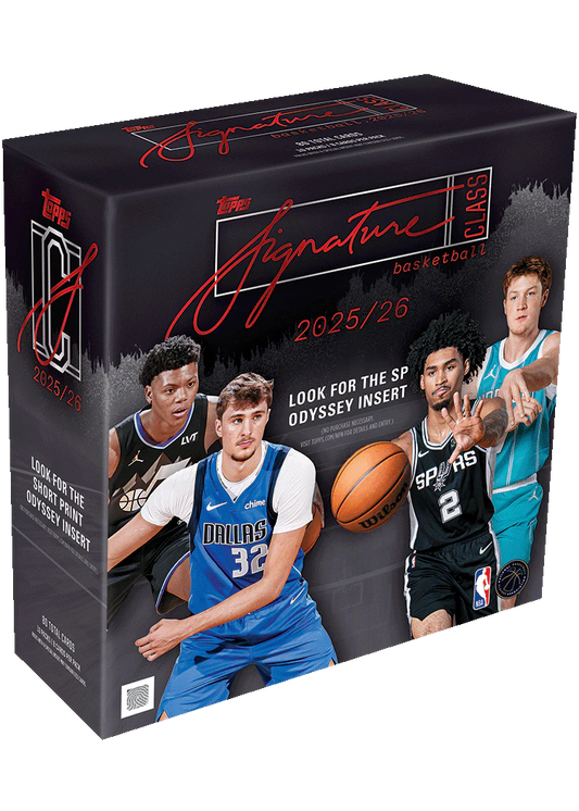 2025-26 Topps Signature Class Basketball Mega Box 美國正版 NBA 籃球卡