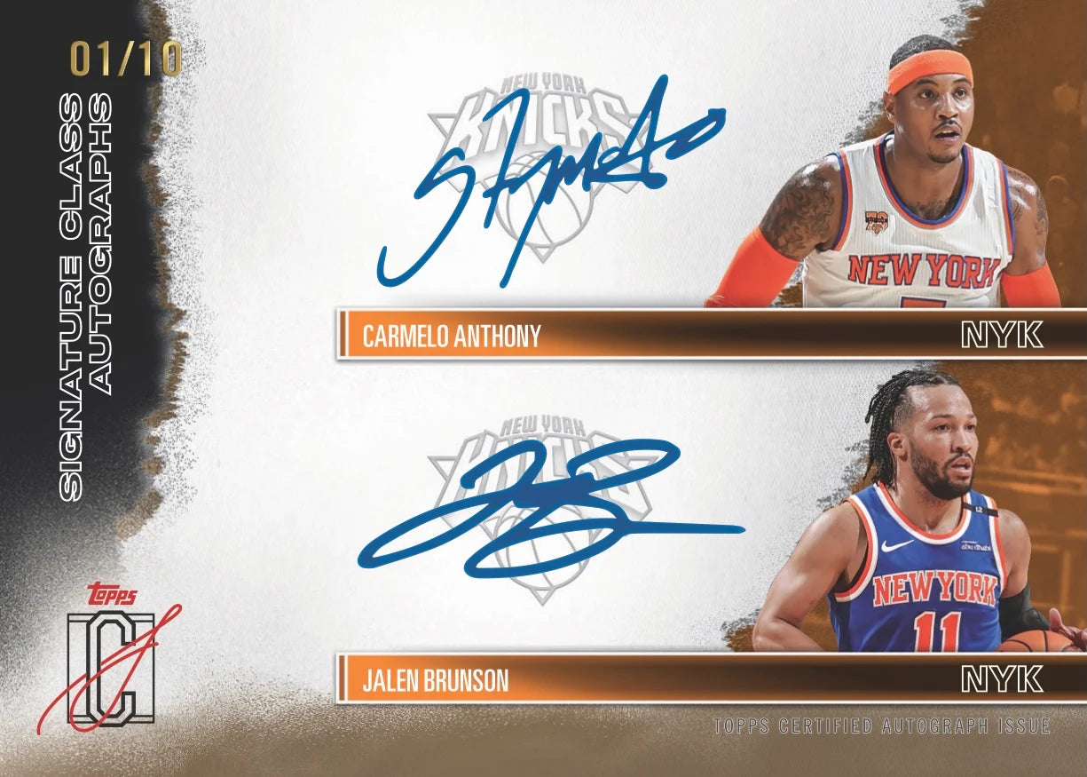 2025-26 Topps Signature Class Basketball Mega Box 美國正版 NBA 籃球卡