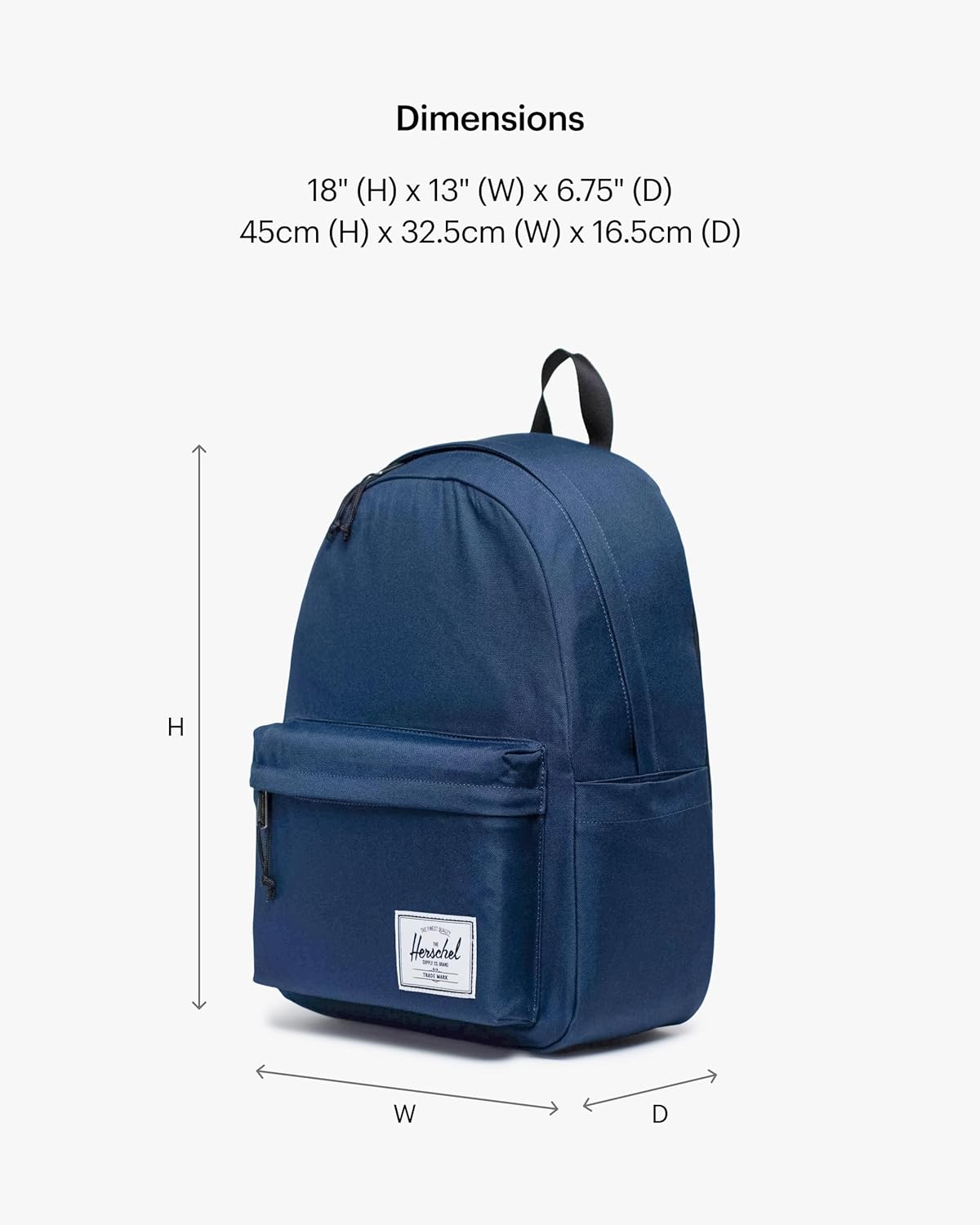 Herschel Supply Co. Classic XL Backpack 30L Navy - 經典大容量背包 海軍藍