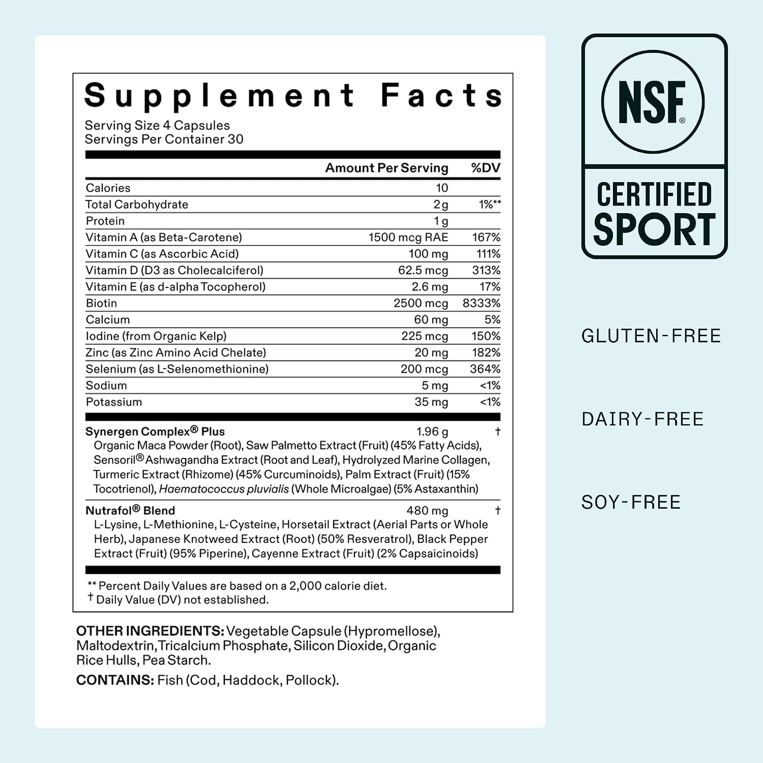 Nutrafol Women Hair Growth Supplements 女士頭髮生長營養補充劑 1個月裝