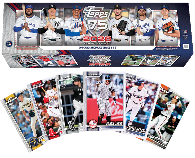 2026 Topps Complete Sets Baseball Hobby Box 美國正版 完整棒球卡套裝
