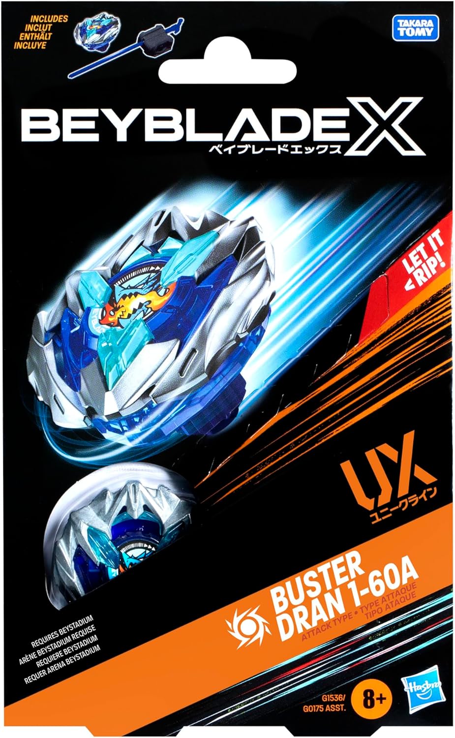 Beyblade X Buster Dran 5-70DB Starter Pack - 巴斯特龍 爆刃 美版爆旋陀螺 [預訂]
