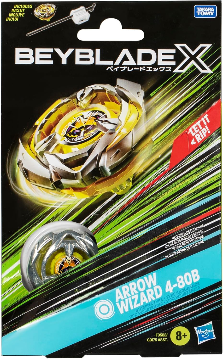 Beyblade X Arrow Wizard 4-80B Starter Pack - 箭矢巫師 美版爆旋陀螺 [預訂]