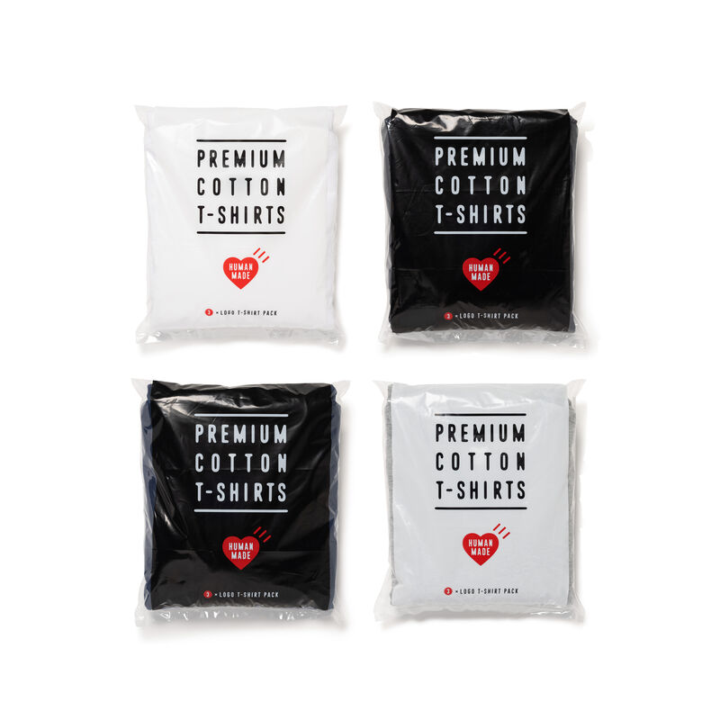 HUMAN MADE 3-Pack T-Shirt Set 三件裝純棉短袖