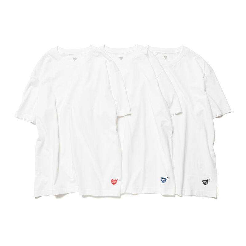 HUMAN MADE 3-Pack T-Shirt Set 三件裝純棉短袖