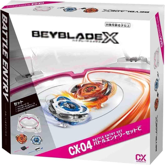 日本正版 爆旋陀螺X CX-04 入門完整套裝 開盒即可立即對戰