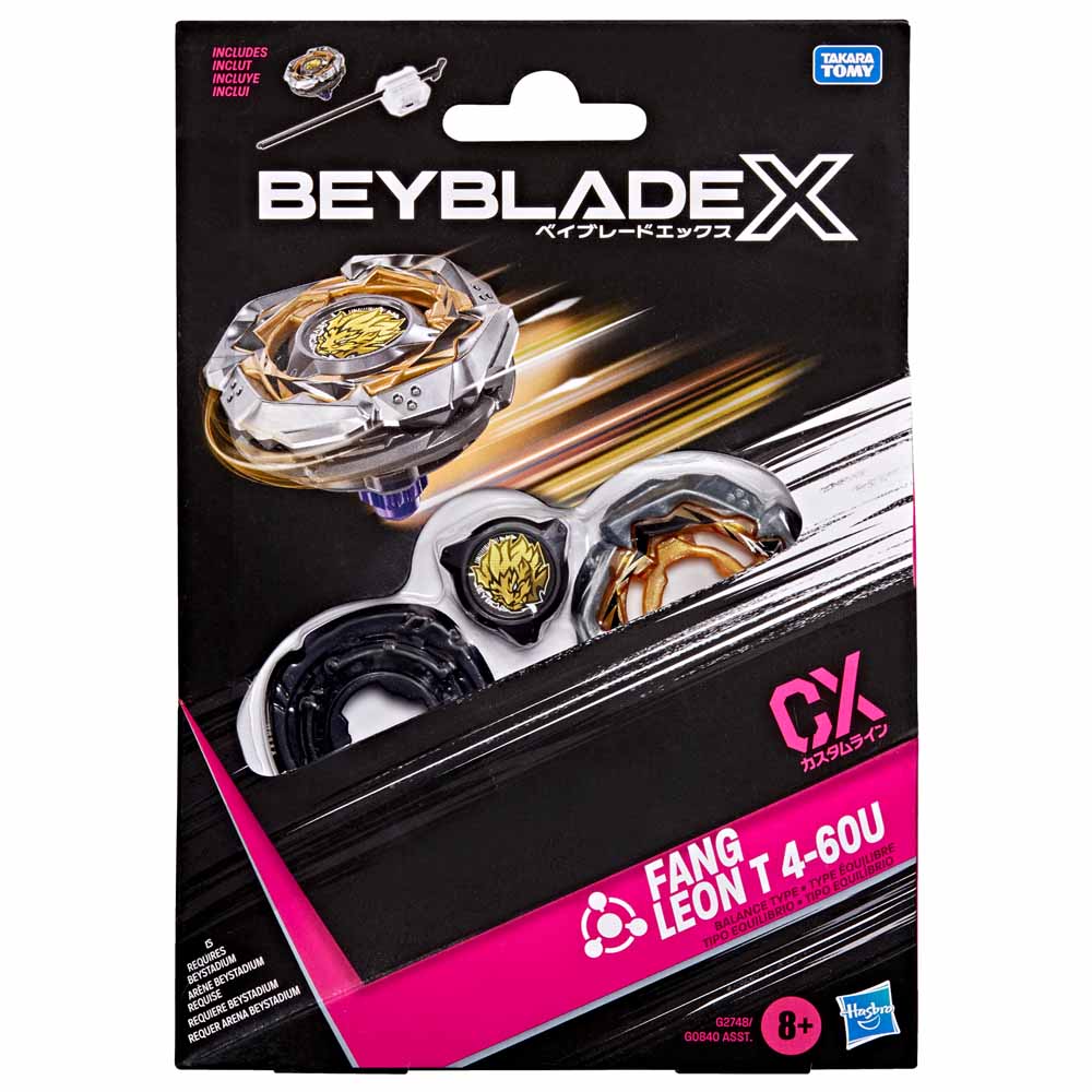 Beyblade X Fang Leon T 4-60U CX Starter Pack Set  獅子王 美版爆旋陀螺
