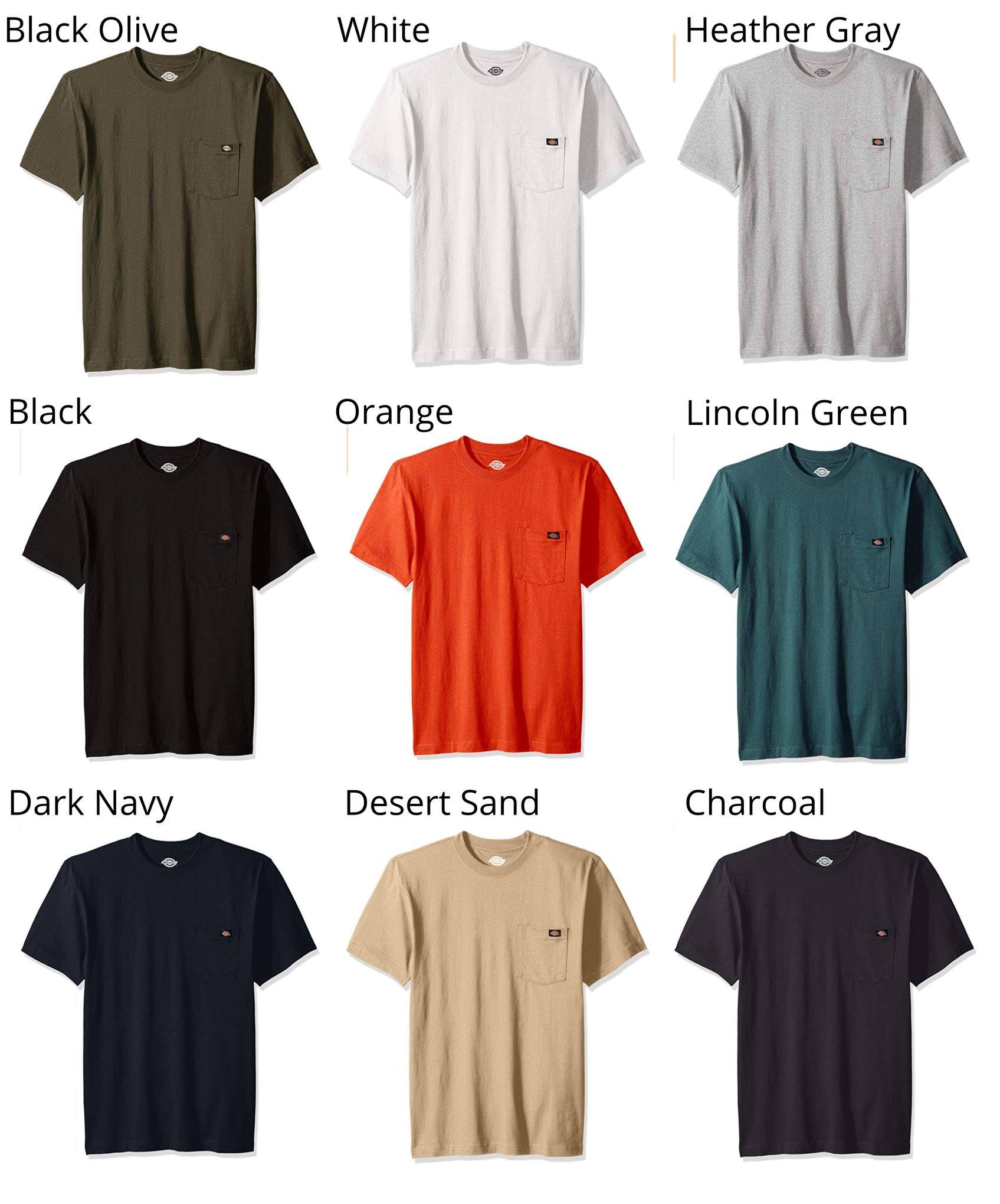 Dickies Pocket T-shirt 重量級純棉Tee